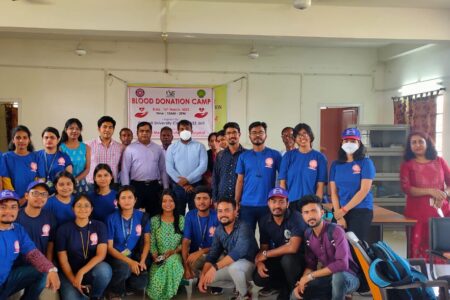 ৰাষ্ট্ৰীয় সেৱা আঁচনি(NSS)ৰ উদ্যোগত গুৱাহাটী বিশ্ববিদ্যালয়ত ৰক্তদান শিবিৰ