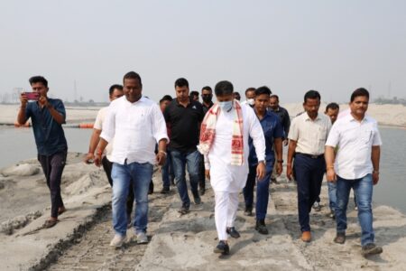 ৰহাত নৱনিৰ্মিত পকী দলং উদ্বোধন মন্ত্ৰী পীযুষ হাজৰিকাৰ