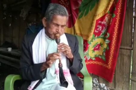 ১৩০ বছৰীয়া পেঁপা চাবলৈ কৌতুহল এতিয়া জামুগুৰিহাটবাসী