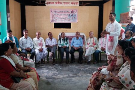 ৰঙিয়াৰ ৰণ্‌দিয়া (শতদল) সাহিত্য সভাৰ ৰঙালী বিহু উপলক্ষে মাহটোৰ অন্তৰঙ্গ অনুষ্ঠান উদযাপন