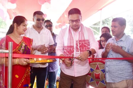 পলাশবাৰীৰ ৰাজাপুখুৰীত ৰ’দ-কাঁচিয়লী চুইটছ উদ্বোধন