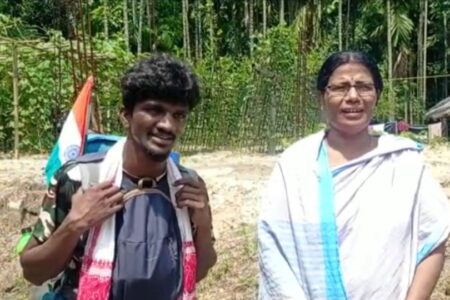 প্ৰকৃতি সুৰক্ষা বাণী বিলাই বহু ৰাজ্য ভ্ৰমণ কৰিছে এইজন যুৱকে