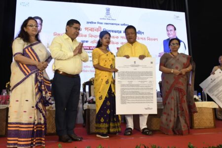 Dr Ranoj pegu distributed appointment letters to specially abled candidates
