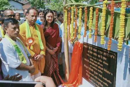 উপৰহালী শ্ৰীশ্ৰী ভাঙৰা-গোপাল গোসাঁই নামঘৰৰ নৱ নিৰ্মাণ কাৰ্য শুভ-উদ্বোধন