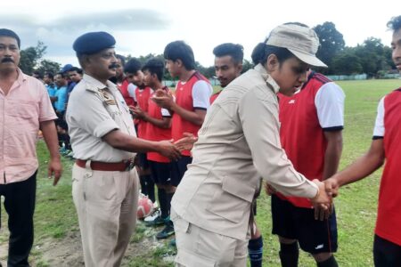 অসম আৰক্ষী দিৱস ২০২২ উপলক্ষ-লখিমপুৰ জিলা আৰক্ষীৰ ফুটবল লীগ