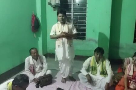 শ্ৰীমন্ত শঙ্কৰদেৱ সংঘৰ কেন্দ্ৰীয় ৫৭৪ সংখ্যক শ্ৰীমন্ত শংকৰদেৱৰ আবিৰ্ভাৱ মহোৎসৱ আৰু নাট সমাৰোহ আয়োজন