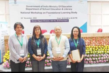 Nagaland team attends National workshop on FLS in Delhi.
