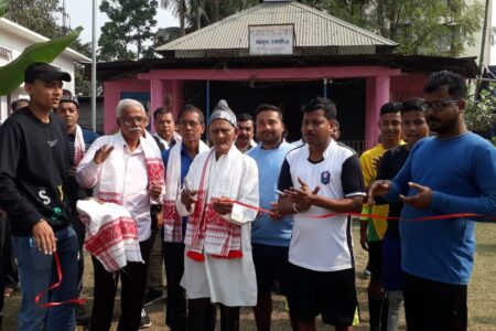 খানামুখত মিনি ফুটবল প্ৰতিযোগিতা আৰম্ভ