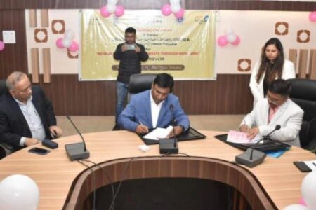 তিনিচুকীয়াৰ জিলা প্ৰশাসনৰ সৈতে অইল ইণ্ডিয়াৰ গ্ৰামোন্নয়ন চুক্তি