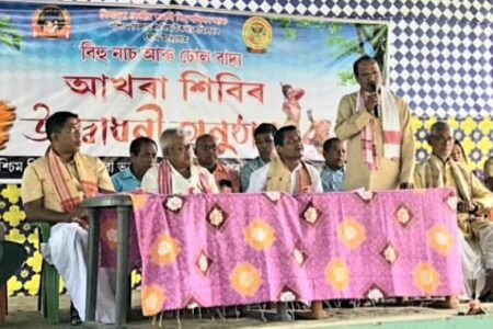 ঘিলামৰাত ঢোলবাদন আৰু বিহু নাচৰ আখৰা শিবিৰৰ শুভাৰম্ভ