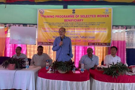 Training of Women Beneficiary under Livelihood enhancement project of SITA at Nalbari
