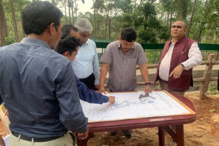 Hon’ble Chief Minister of Meghalaya, Shri Conrad K Sangma inspects progress of Meghalaya Zoological Park at Umtrew, Ribhoi, Meghalaya