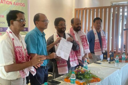Co-Vice Chairman Dhruba Prasad Baishya inaugurates Civil Service Center at Darrang college