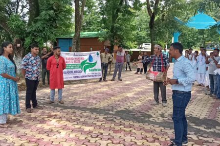 মৰিগাঁৱত বৰষুণৰ পানী সংৰক্ষণৰ আৰু ব্যৱহাৰৰ বাটৰ নাট