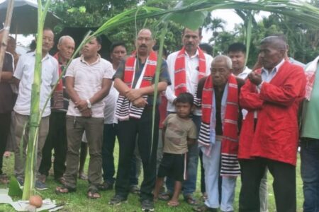 মিচিং স্বায়ত্ব শাসিত পৰিষদৰ অধ্যক্ষ সুনীল পেগুৰ ৪ আঁচনিৰ আধাৰশিলা