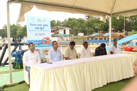 অসম আভ্যন্তৰীণ জল পৰিবহণ বিভাগৰ সুৰক্ষা আৰু উদ্ধাৰৰ মকড্ৰিল সম্পন্ন