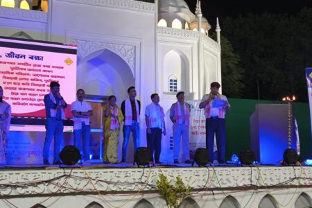 দীপাৱলী আৰু কালি পূজাৰ প্ৰাকক্ষণত পথ সুৰক্ষামূলক সজাগতা সভা অনুষ্ঠিত
