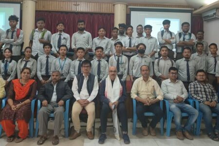 Interaction with Dr. Jayanta B. Sharma at Assam Don Bosco University