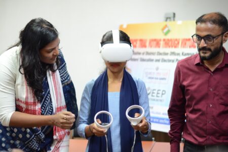 Experience Trial voting through Virtual Reality in Kamrup election district