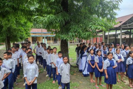 তামুলপুৰৰ কলবাৰীত শিশু সুৰক্ষা সম্পৰ্কীয় সজাগতা সভা