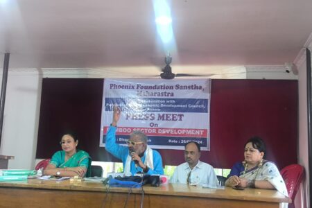 অসমত বাঁহ উদ্যোগ স্থাপনৰ পোষকতা মুম্বাইৰ ফেনিস্ক ফাউন্ডেচনৰ