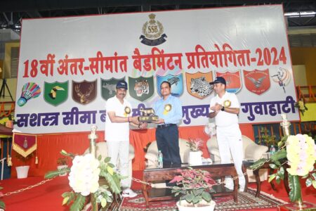 18th SSB Inter-Frontier Badminton Competition commence from today