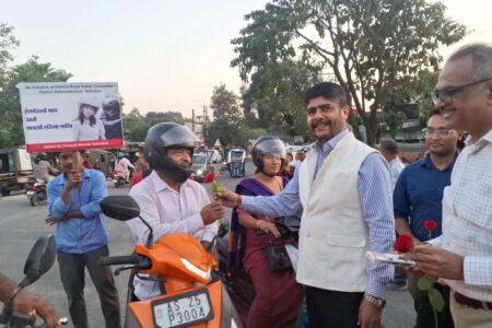 তামুলপুৰত পথ সুৰক্ষা সম্পৰ্কীয় সজাগতা কাৰ্য্যসূচী