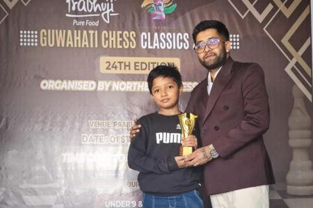 Young prodigy Avaneesh Kashyap clinches top spot in Guwahati Chess Classics 2024