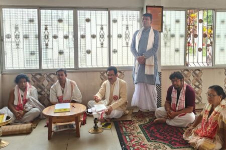 পশ্চিম বংগৰ মধুপুৰত অসম সাহিত্য সভাৰ সেতুবন্ধ অনুষ্ঠান সম্পন্ন -শ্ৰীশ্ৰী মধুপুৰ ধাম সত্ৰ শাখা সাহিত্য সভা গঠন
