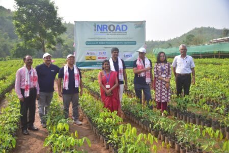 Rubber Board of India, ATMA chairman visit rubber nursery in Jirang