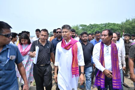 Minister Pijush Hazarika Reviews Key Embankment Projects in BTR to Strengthen Flood and Erosion Protection Ahead of Monsoon